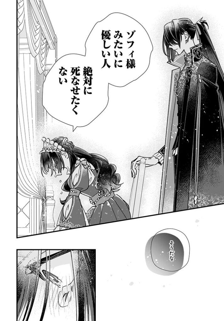 「ゾフィ様みたいに優しい人、絶対に死なせたくない」
シノブの言葉に、エメリヒは「そうだな」と素直に同意する。